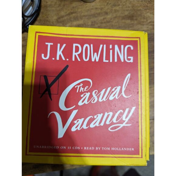 Unbranded Other - The Casual Vacancy by JK Rowling Audio Book 15 CD Set Unabridged Drama
